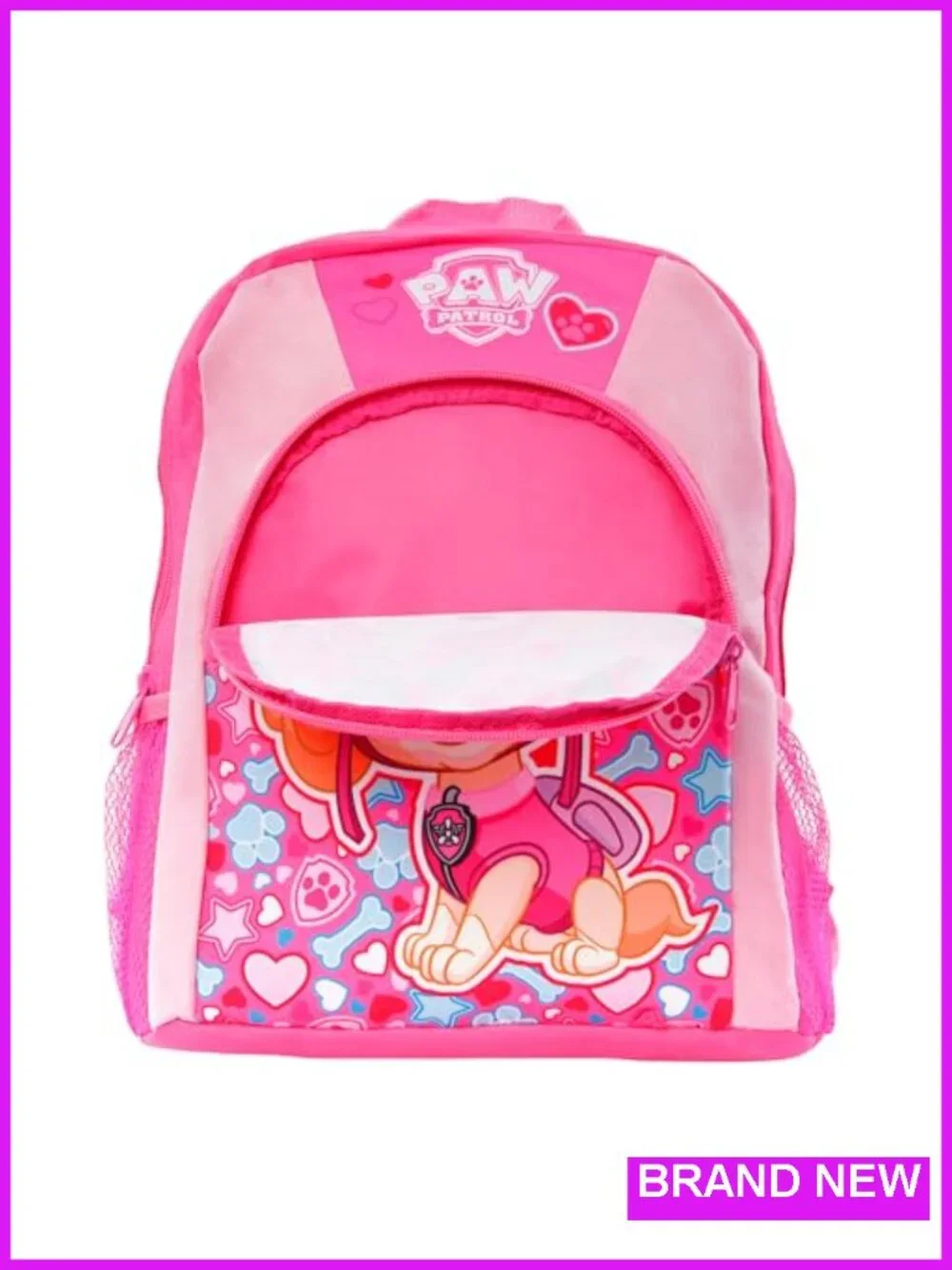 Paw Patrol Skye Kids Backpack with Adjustable Straps & Side Pockets